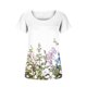 thumbnail image 4 of Fiudx Camisas para Mujer Blusa Holgada de Manga Corta con Cuello Redondo Informal Estampada a La Moda para Mujer, 4 of 6