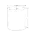 thumbnail image 3 of Accent Table - 25"H - Indoor Or Outdoor - Nightstand - Living Room - White, 3 of 10