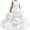 White, variant on Drtj Girl's Elegant Tulle Flower Girl Dress - Lace & Satin Pageant Gown for Weddings, First Communion & Special Occasions