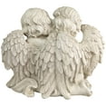 thumbnail image 5 of Northlight 13.5" Sitting Cherub Angels with Bow and Heart Outdoor Garden Statue, 5 of 5