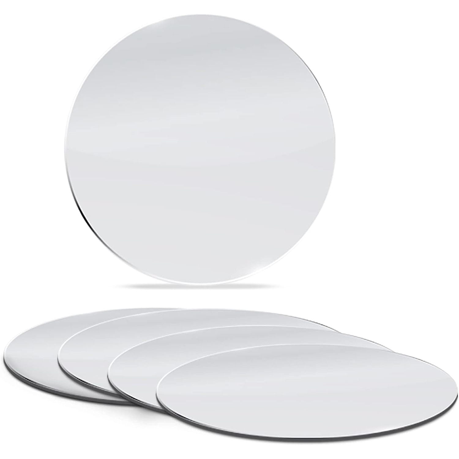 Bilot 10 inch, Pack of 6 Small Mirror for Crafts , Glass Centerpieces