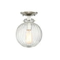thumbnail image 3 of Trade Winds Lighting 1-Light Ceiling Light In Polished Nickel, 3 of 4