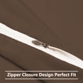 thumbnail image 4 of Unique Bargains 1800 Microfiber Zippered Pillowcases 2pcs, 4 of 11
