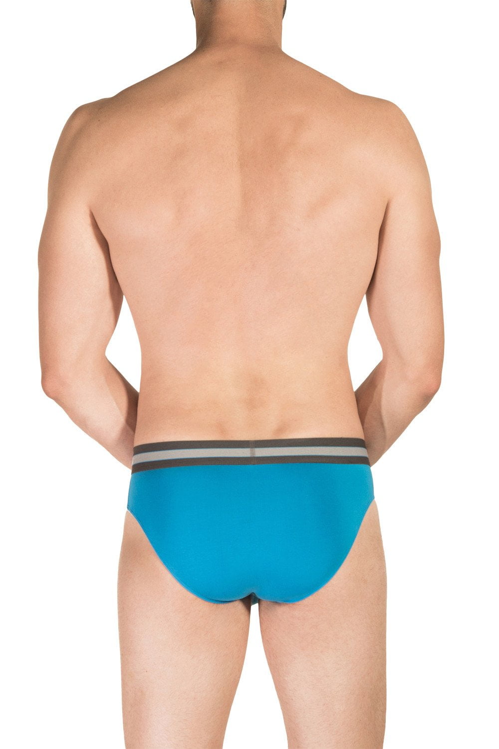 Obviously Bondi Blu: Boxer Brief AnatoMAX In Bambù 9 Inch (Taglia X-Large) - Morbido Ed Elastico - 3
