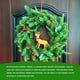 thumbnail image 4 of Toystoory Guirnalda de Navidad con de pino, alce bonito, ventana colgante, pared, forma redonda, guirnaldas, colgador de aro impermeable, colgante Kits de decoración para fiestas Toystoory HA067915-00, 4 of 6