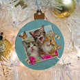 thumbnail image 5 of Cats Selfie Picture Wood Christmas Tree Holiday Ornament, 5 of 7