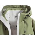 thumbnail image 4 of Mens 3 in 1 Outdoor Jacket Waterproof Windproof Detachable Inner Fleece Hooded Hiking Mountain Shell Coat, 4 of 6