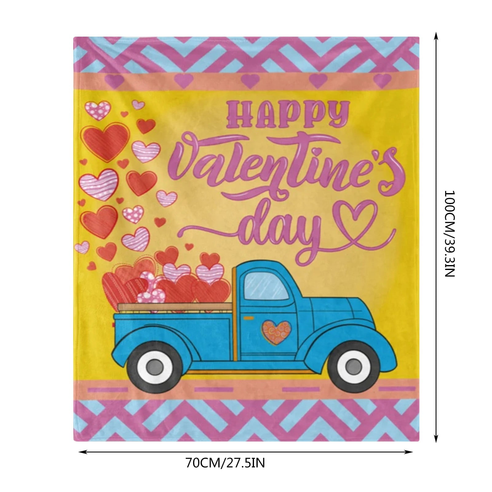 Weighted Blanket Clearance! Valentine's Day Blanket Flannel Decorative Blanket Air Conditioning Blanket Throw Blanket Valentines Day Decorations 1X Blanket