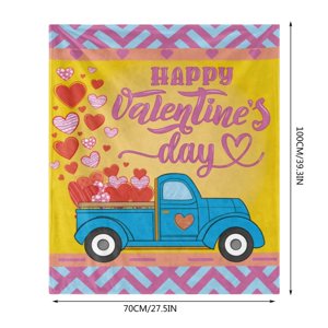 Dédouanement des couvertures pondérées ! Couverture décorative de la Saint Valentin Air Conditionnement Blank Jet Blanket Valentine Day Decorations 1X couverture