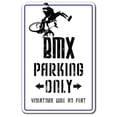 thumbnail image 1 of BMX Sign Parking Race Bike Trick Rider Parts Racer Fun | Indoor/Outdoor | 12" Tall, 1 of 3
