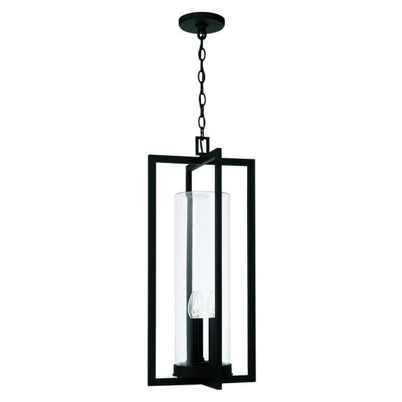 Capital Lighting - Kent - 3 Light Outdoor Hanging Lantern In Minimalist