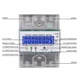 thumbnail image 1 of Medidor DDS024T Medidor De Energía Electrónico Trifásico 4P 380V Pantalla Digital LCD Carril DIN Con Cubierta Transparente, 1 of 8