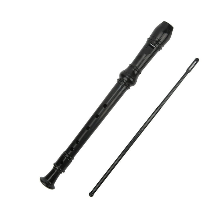 Black cheap recorder instrument