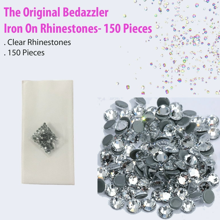 The Original Bedazzler Iron On Rhinestones- 150 Pieces