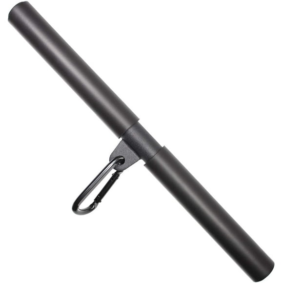 DIY Straight Bar Triceps Biceps Pull Up Bar Fitness Home Gym Accessories Bodybuilding Pulley Bar with Soft Grips and Carabiner