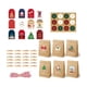 thumbnail image 2 of Bolsa de Dulces Navideños onlyliua Calendario de Adviento Caja de Embalaje de Regalo Bolsa de Papel Kraft 24 Juegos, 2 of 6