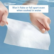 Winner 220 Count Disposable Face Towel - 100% Pure Cotton Clean Face Towels, Biodegradable Face Cloths for Sensitive Skin, Super Soft Makeup Remover Dry Wipes, Face Drying Towels for Skin Care