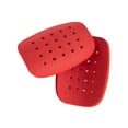 thumbnail image 4 of 4x2 Uds Mini Espinilleras De Fútbol Espinilleras Protectoras De Pantorrilla Equipo De Protección Rojo, 4 of 8