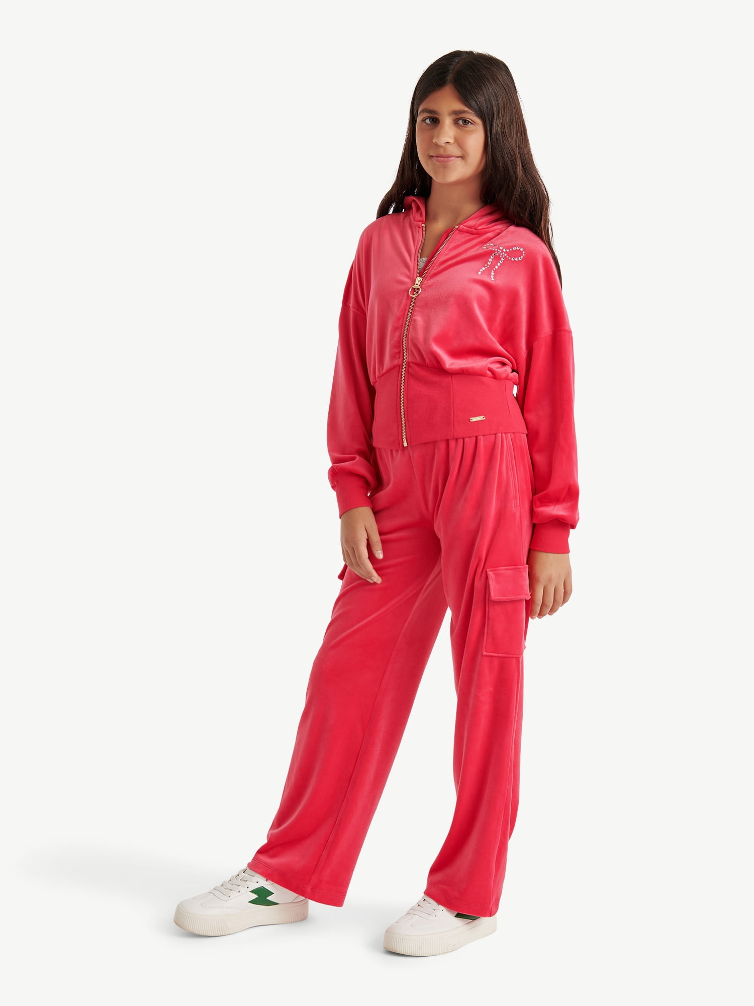 Justice Girls Velour Cargo Pants, Sizes XS - XLP