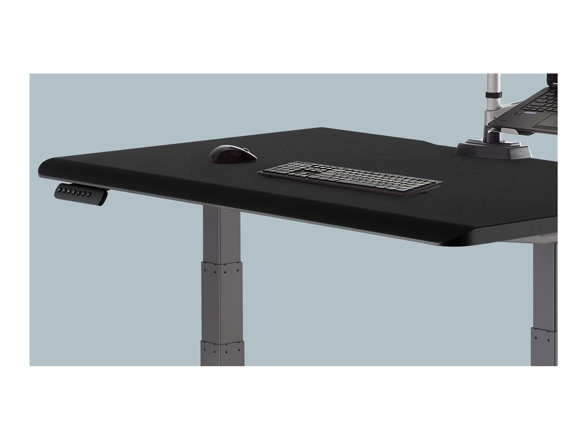Vari ComfortEdge Electric Standing Stand Up Desk Ergonomic Work and Gaming Table, 48x30” Black