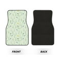 thumbnail image 2 of Naloa Wildflower Watercolor 5 Car Foot Mat Set of 4 Pieces - Universal Floor Liner Neoprene Full Set Floor Mats for Cars Trucks SUV, 2 of 7