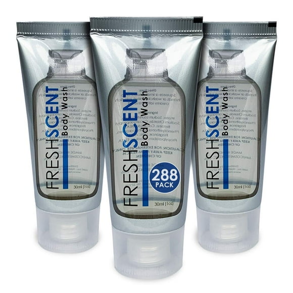 Gel de baño Freshscent 30 ml (paquete de 288), tamaño hotel, viaje