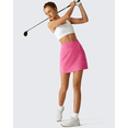 thumbnail image 3 of G4Free BareFeel High Stretch Golf Skirts for Women - 15" A Line Tennis Skort Casual Summer Inner Shorts with 3 Pockets, 3 of 7