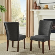 Weston Home Wingston Dining Chair, Set of 2, Black