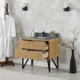 thumbnail image 2 of Helios 36" Single Wood Bathroom Vanity Set in Beige without Mirror, 2 of 8