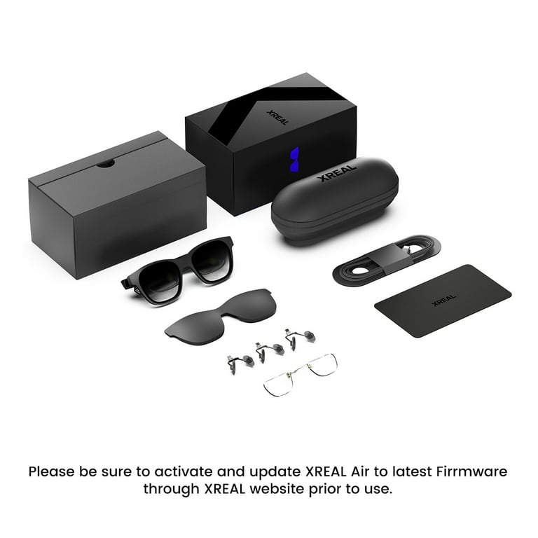 XREAL (Nreal) Air Glasses Black AR VR Smart Glasses NRｰ7100RGL