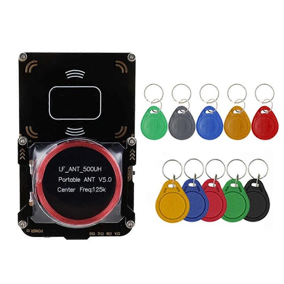 Proxmark3 RFID Card Reader+5XT5577/UID Keychain IC/ID Key Writer RFID Duplicator NFC 5.0 Smart Chip