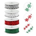 thumbnail image 5 of Eease 4 Rolls Snowflake Trim Ribbon for DIY Crafts & Decor, 5 of 5
