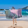 thumbnail image 2 of Yayeee Kids Hooded Towels Toddler Soft Absorbent Beach Bathing Wrap 50" x 23.5", Green Night Deer, 2 of 5