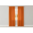 thumbnail image 2 of Solid Poplin Window Curtain or Photography Backdrop 58" Wide - Orange, 2 of 5