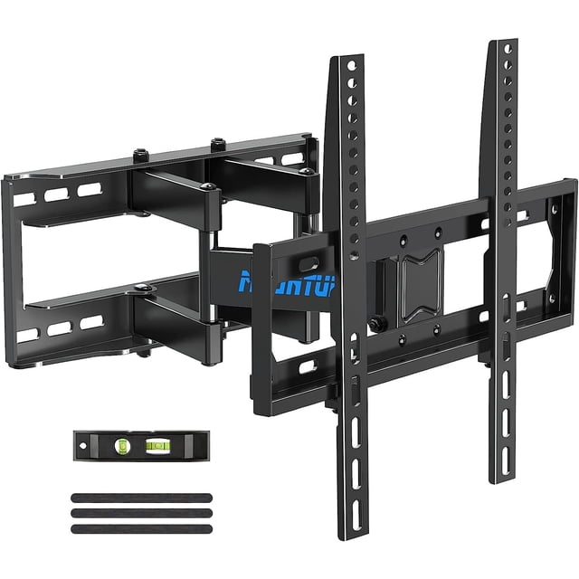 TV Wall Mount for 26-65 Inch Flat Curved LED LCD Screen TVs Full Motion TV Mount, Tilt Swivel Extension Wall