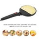 thumbnail image 4 of Máquina De Crepé Eléctrica, 600W A Prueba De Pico De 21 Cm De Control De Temperatura Automática Panqueca Manejo Largo Sartén Redondo Plano Para Crepes Tortillas Blintzes, 4 of 7