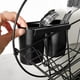 thumbnail image 4 of Compact Two-Tier Black Dish Rack with Drainboard, kitchen organization and storage., 4 of 5