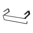 thumbnail image 6 of deevoka 2xMetal Under Cabinet Paper Towel Holder Hanger Fine Workmanship Black 2 Pcs, 6 of 9