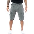 thumbnail image 1 of XRAY Mens Belted Double Pocket Casual Cargo Shorts, gray, 40, 1 of 1