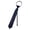 Navy Blue, variant on Men's Pre-Tied Adjustable Zipper Tie, Navy Blue, 3.15 in Wide