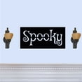 thumbnail image 1 of Simple Spooky Halloween Themed Laser Cut Solid Steel Decorative Home Accent Wall Sign Hanging, 1 of 3