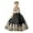 Black, variant on 2-14T Kids Teens Flower Girl Dresses Wedding Pageant Dresses Tulle Applique Prom Ball Gowns
