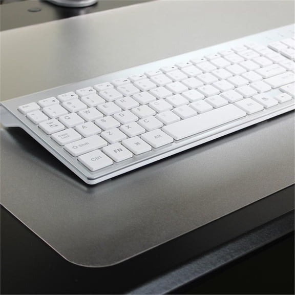 Pemberly Row Pack of 2 Clear Polycarbonate Desk Pads - 19" x 24"
