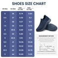 thumbnail image 3 of vibdiv Womens Walking Shoes Non Slip Running Shoes Breathable Workout Shoes Lightweight Gym Sneakers zapatos para mujer Navy Blue Size 7.5, 3 of 8