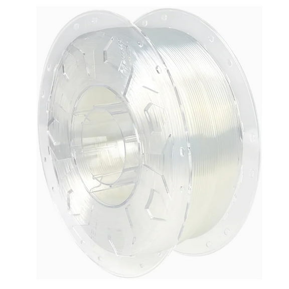 Creality HP-TPU 3D Printing Filament, 1kg(2.2lbs) 1.75mm Printer Filament, High Flexibility Good Fluidity, Abrasion UV Resistant Anti-Aging, Compatible with Direct Extrusion 3D Printer, Transparent