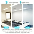 thumbnail image 3 of Luxrite 12-Pack 3FT T8 LED Tube Light, Type A+B, 12W=25W, 3 Colors 3500K 4000K 5000K, Single and Double End Powered, Plug and Play or Ballast Bypass, 1560 Lumens, F25T8, Frosted Cover, UL, DLC, 3 of 7