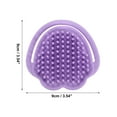 thumbnail image 4 of Unique Bargains 1 Pc Durable Round Head Pet Grooming Bath for Dog for Cat 3.54"x3.54"x0.79" Purple, 4 of 6