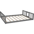 thumbnail image 4 of Harper & Bright Designs Full over Full over Full Triple Bunk Bed for Bedroom with Slide, Gray, 4 of 14