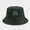 Blackish Green, variant on Green Hot Summer Bucket Hat Polyester UPF 50+ UV Protection Wide Brim Bucket Hat Safari Hiking Fishing Hats One Size