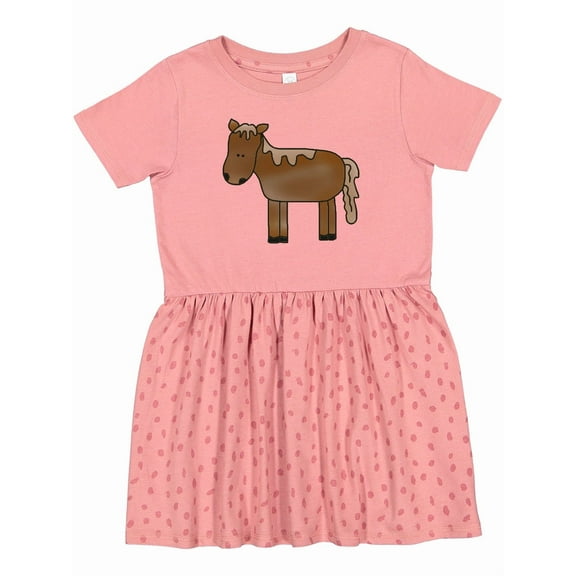 Inktastic Horse Girls Toddler Dress
